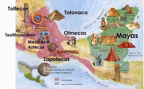 mapa mental de mesoamerica aridoamerica y oasisamerica	